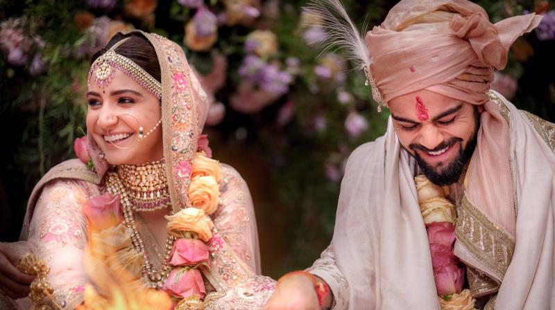 Virat Kohli and Anushka Sharma tied the knot on Monday at Borgo Finocchieto, a countryside resort in Italy which also happens to be one of the most expensive holiday properties in the world. (Photo: Twitter / Anushka Sharma)