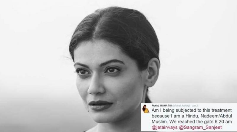 Payal Rohatgi shams an airline and drags religion in her rant