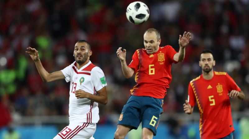 Iniesta quickly made amends by setting up Isco at the other end to bring Spain level at halftime.(Photo: Fifa official site)