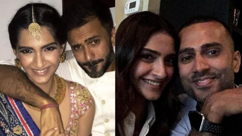 Sonam Kapoor and Anand Ahuja get cozy.