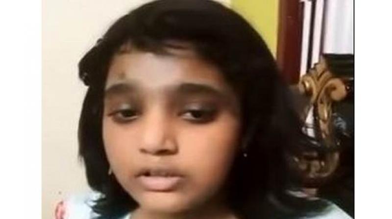 After the message went viral, Sris father threw her and her mother out of the house. (Photo: ANI)