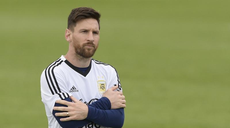 Lionel Messi is bearing the weight of expectations as Argentina seek a first World Cup trophy since 1986, desperate to crown his glittering career with a major international tournament success. (Photo: AFP)