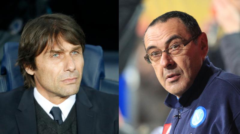 Antonio Conte is to be sacked as Chelsea manager within days and former Napoli boss Maurizio Sarri installed as his replacement according to British media reports on Thursday. (Photo: AFP)