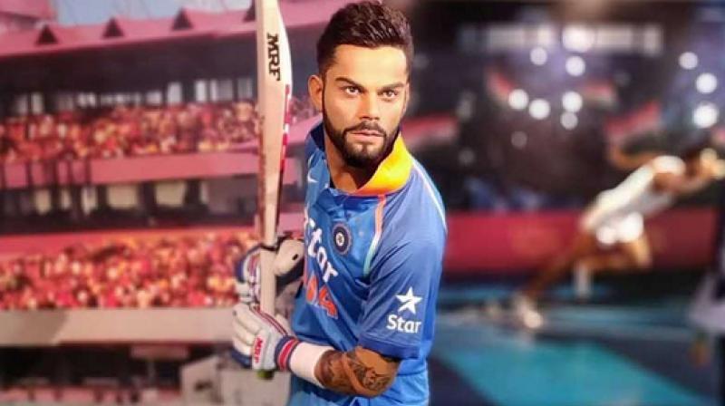 Indian cricket captain Virat Kohlis wax statue was unveiled at the Madame Tussauds museum in New Delhi on Wednesday. (Photo: Facebook | Madame Tussauds Delhi)