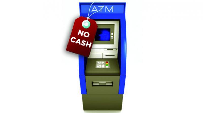 According to a report prepared by the Telangana government, there are about 8,458 ATMs in the state of which 5,000 are not working, especially in the states far-flung rural regions. (Representational image)