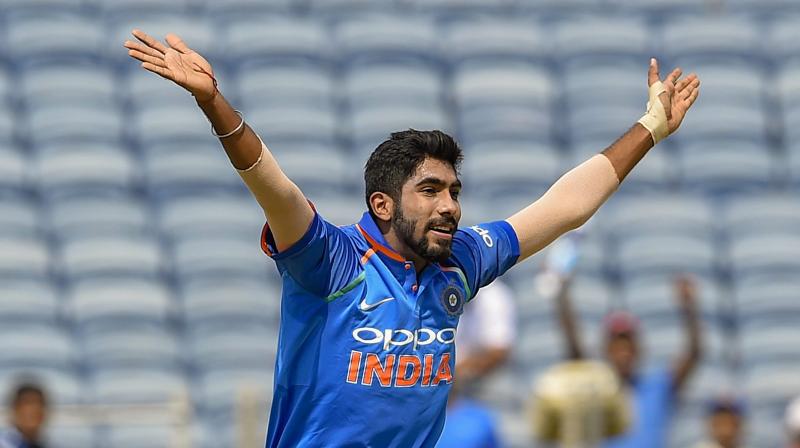 \If you say that their bowlers made 90 runs, then Jason Holder is an all-rounder. They batted well down the order,\ said Jasprit Bumrah. (Photo: PTI)