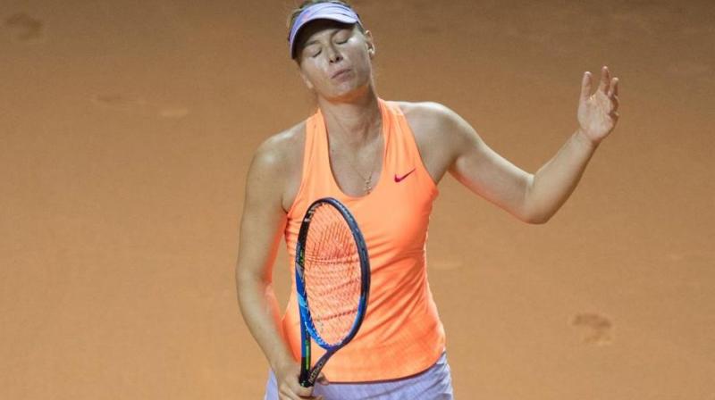 Maria Sharapova, who tested positive for meldonium at last years Australian Open, had been given a wild card to enter the Stuttgart Open. (Photo: AFP)