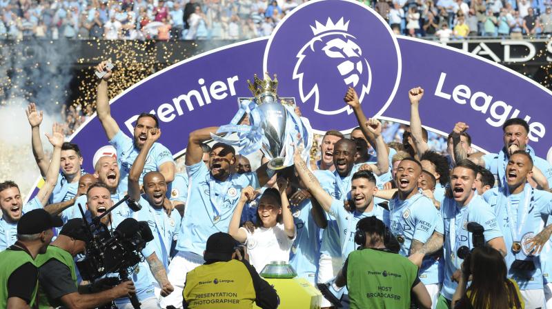 Champions Manchester City are favourites to become the first side in a decade to retain the title. (Photo: AP)