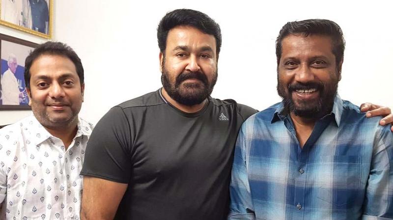 Mohanlal took to his Facebook page to let the cat out of the bag.