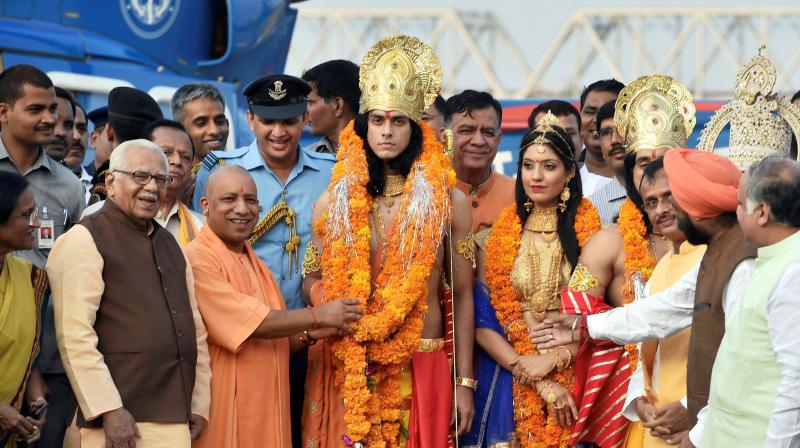 Uttar Pradesh Chief Minister Yogi Adityanath said on Wednesday that no politics should be seen behind his governments efforts to develop this temple town. (Photo: PTI)