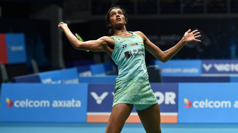 Sindhu will next play eight seed Nozomi Okuhara of Japan, a rival against whom she lost in the summit clash of the tournament last year.(Photo: AFP)