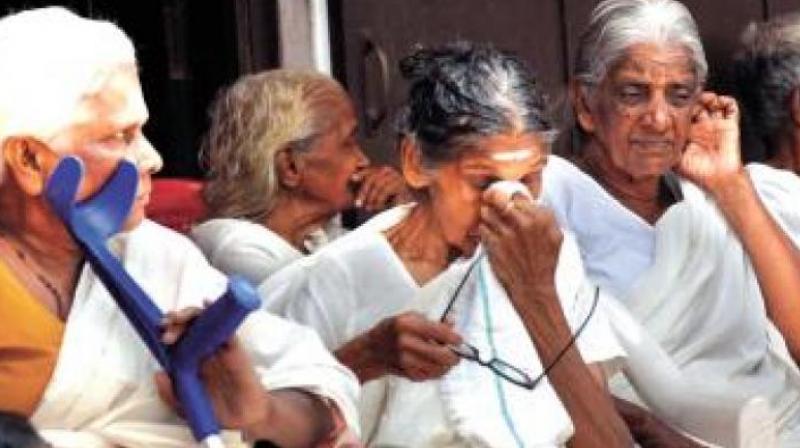 However, in five districts, not a single application for maintenance was received during 2013-16 according to the recent CAG report tabled in the Assembly, raising doubts over awareness levels of the elderly about the provisions of Act. (Representational image)