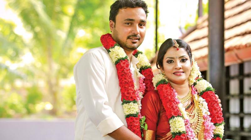 Deepak Narayanan ties knot with his film heroine Dona Shankar | Deepak ...