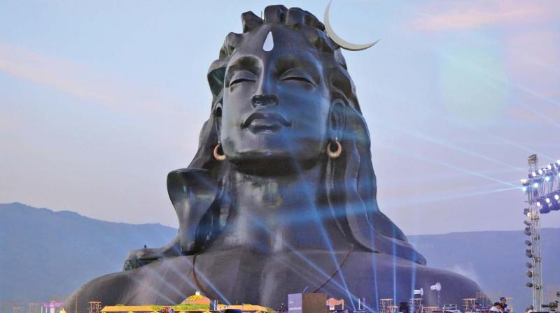 112- feet adiyogi statue at Coimbatore (Photo: BALU MAHENDRAN.R)