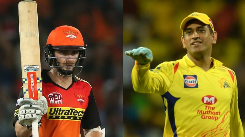 Kane Williamson-led Sunriers Hyderabad will square off against MS Dhonis Chennai Super Kings in the IPL 2018 Final in Mumbai on Sunday. (Photo: BCCI / AP)