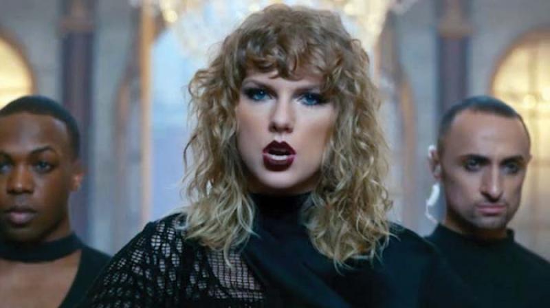 Taylor Swift in her new video, Look What You Made Me Do.