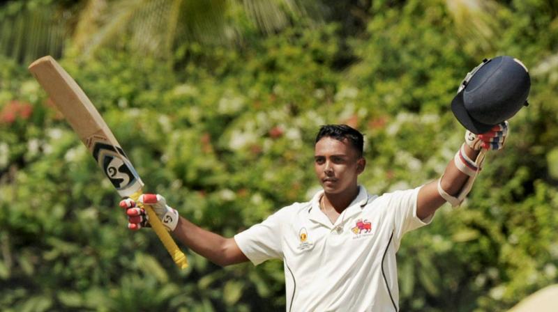 He could be in line for a Test debut against West Indies but Prithvi Shaw shouldnt curb his attacking style of batsmanship provided he gets the nod, feels India vice-captain Ajinkya Rahane. (Photo: PTI)