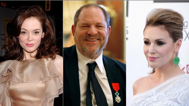 From left to right: Rose McGowan, Harvey Weinstein and Alyssa Milano. The words  me too  have now become an awakening call and is trending on social media after women were asked to share if they had ever been sexually assaulted or harassed. (Photo: AP)