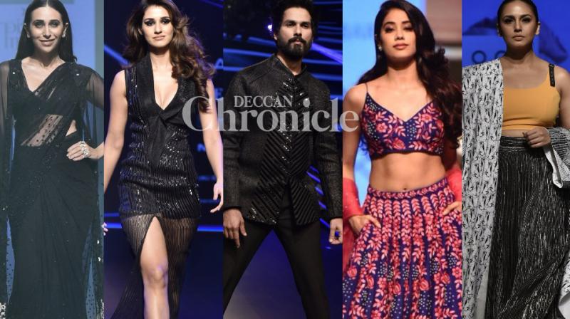 LFW: Janhvi, Shahid, Disha, Karisma, others ace fashion game on the ramp