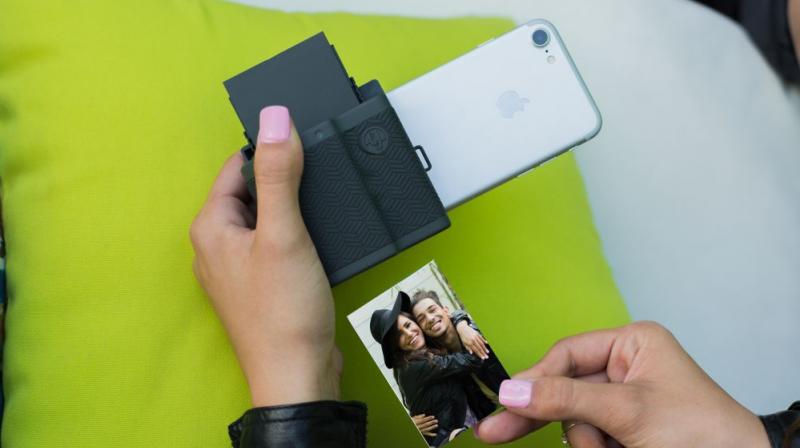 The Prynt Pocket can print photos directly from your iPhone without the need of removing covers and cases from your phone.