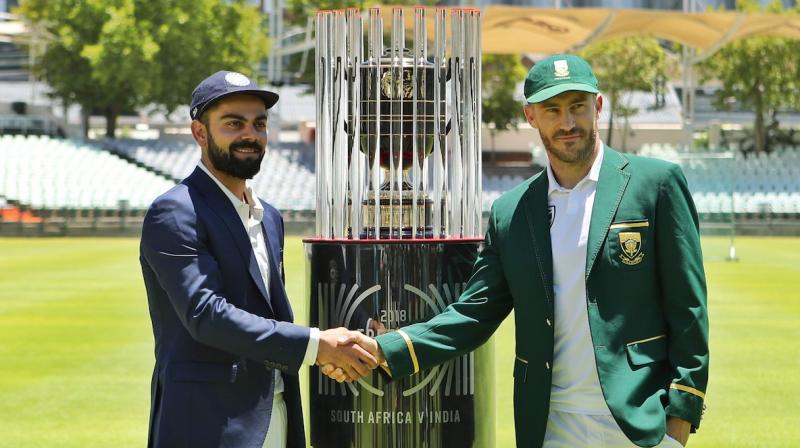 South Africa will be banking on their formidable fast bowling attack to dismantle Indias strong batting line-up but after nine successive Test series wins India are brimming with confidence  and a belief that they can thrive in any conditions. (Photo: Twitter / BCCI)