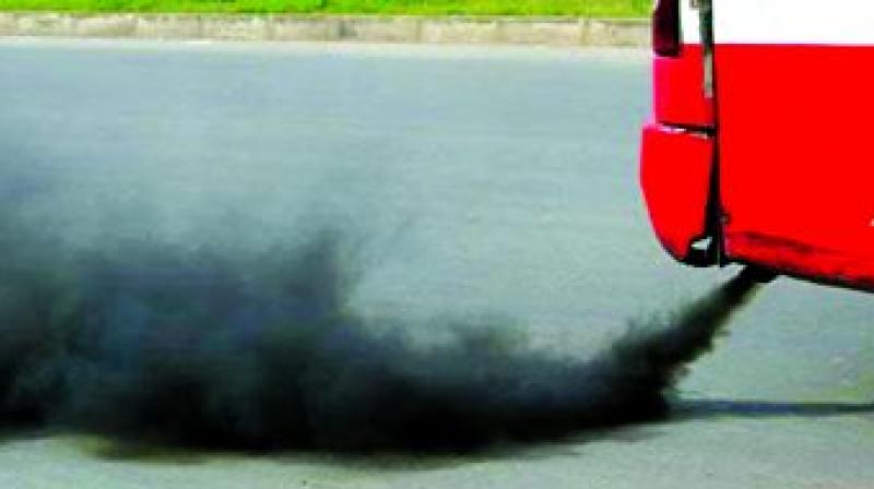 Air quality of Hyderabad will not improve if vehicular pollution by buses is not controlled, said the Pollution Control Board.