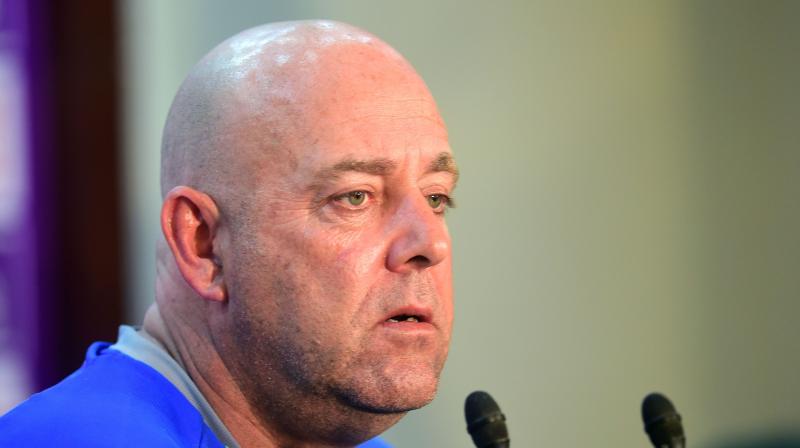 Australia head coach Darren Lehmann is expected to break his silence on the ongoing ball-tampering scandal. (Photo: AFP)