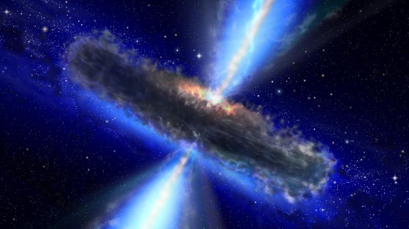 An artist impression of quasar. (Photo: Hubble Telescope)