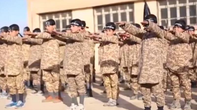 The books were used on a daily basis, as children in Mosul were forced to study for hours on end, the report said. (Photo: YouTube Screengrab)