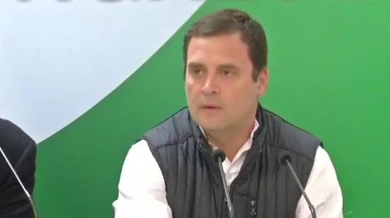 Addressing a press conference in the evening, Rahul said the issues raised by the four senior judges were extremely important and need to be thoroughly looked into. (Photo: ANI/Twitter)