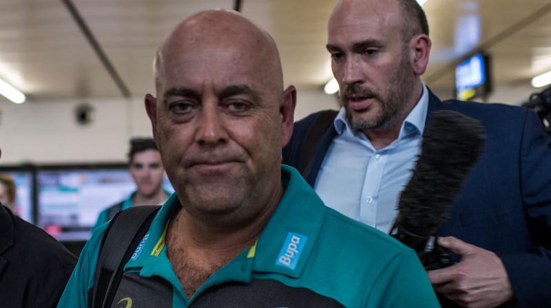 Darren Lehmann was hailed as a saviour when he took over in 2013, but critics now accuse him of overseeing a toxic culture that has dented the reputation of the famed Baggy Green cap. (Photo: AP)