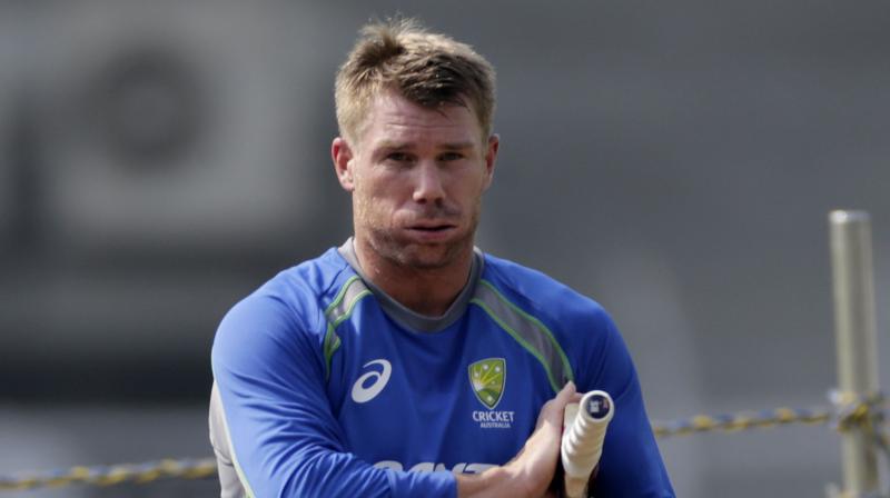 â€œLGs current sponsorship of David Warner is in the final weeks and in light of recent events, we have decided not to renew our partnership,â€ an LG spokeswoman said in a statement. (Photo: AP)