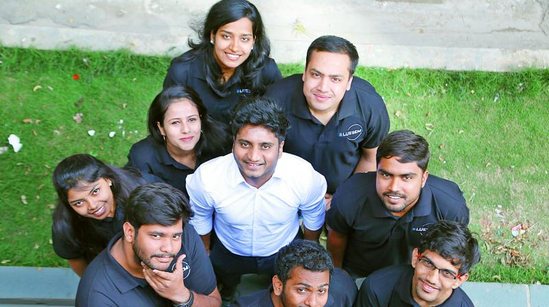 Sunil Kumar Maddikatla and team of the start-up BlueSemi in VLSI domain
