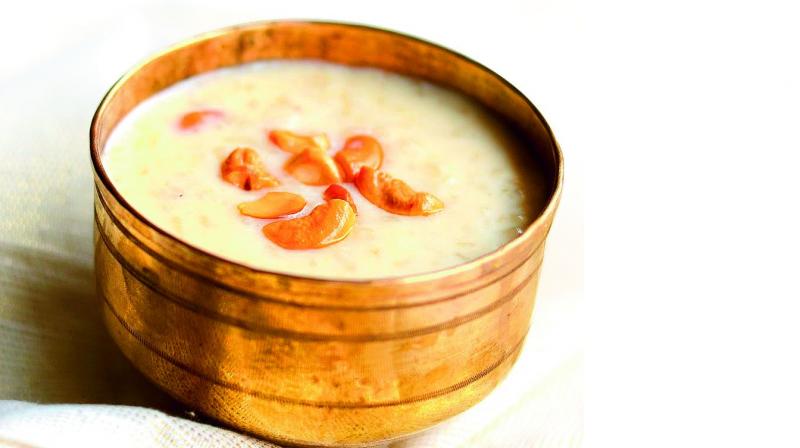 Ambalappuzha paalpayasam (Sweet rice and milk pudding)