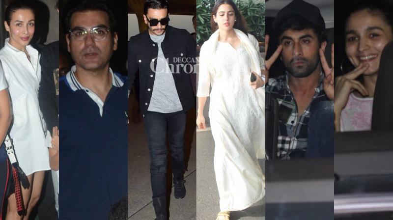 Ranveer, Sara off to Hyderabad for Simmba, Alia all smiles with Ranbir