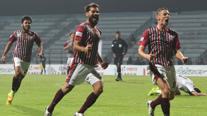 Mohun Bagan may not include Darryl Duffy who had scored in the first-leg and Pronay Halder may also not be part of the 18. (Photo: I-League Media)