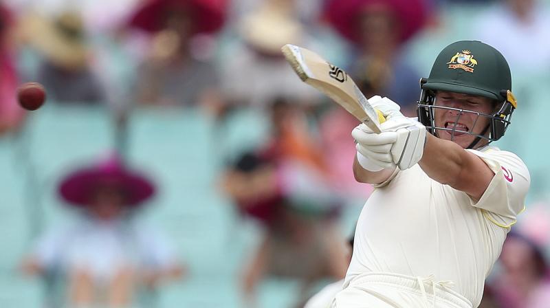 With the pitch starting to take turn, Jadeja and Kuldeep Yadav shared five wickets as Australia lost 5-70 in the last two sessions. (Photo: AP)