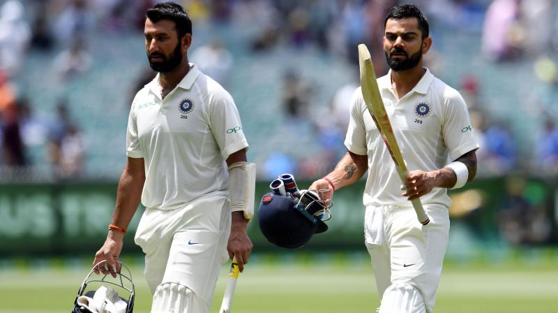 The series Down Under was a far cry from the tour of England where Pujara was dropped at the start of the series, which India lost 1-4. (Photo: AFP)