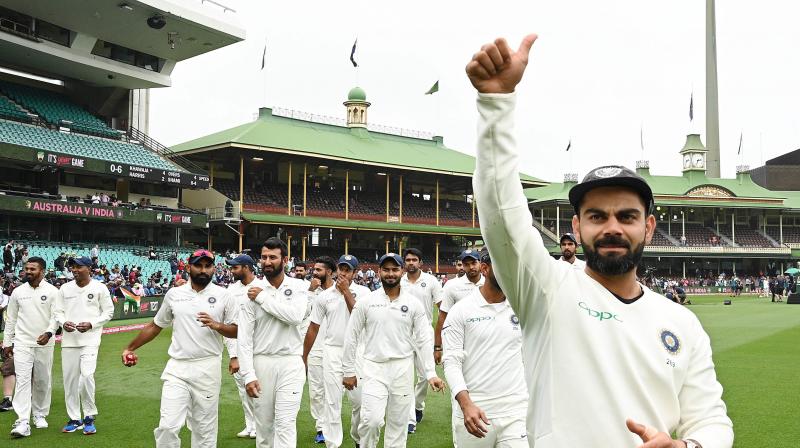 Virat Kohli and Co. defeated Australia 2-1 in the four-match Test series Down Under, ending Indias 71-year-old wait for the rare achievement. (Photo: AFP)