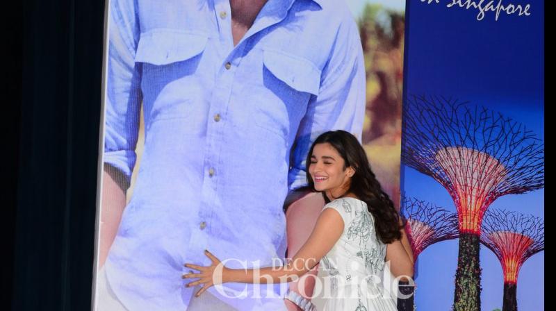 Alia Bhatt is every bit a damsel at promotional event in Singapore