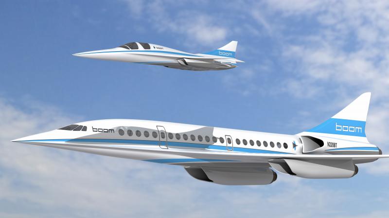 The supersonic aircraft makes use of three General Electric J85-21 non-afterburning engines.