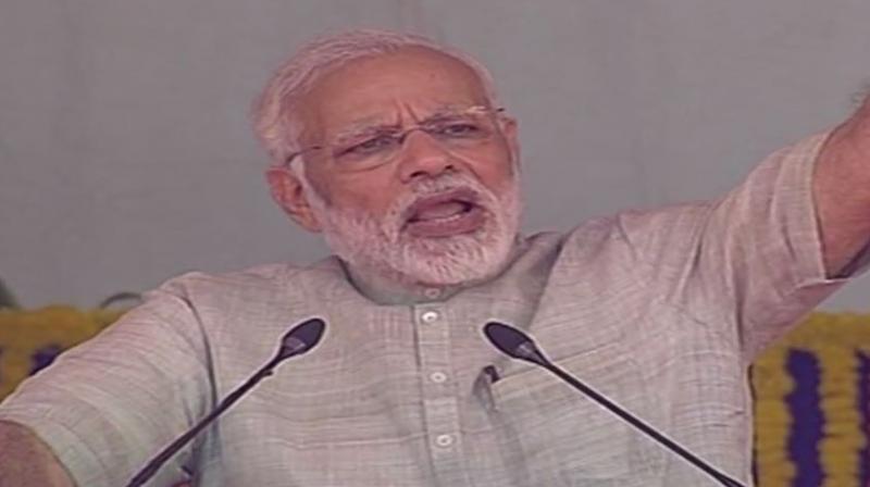 Prime Minister Narendra Modi on Saturday said that Diwali has come early this year after his government made few of the important changes in the GST. (Photo: ANI | Twitter)