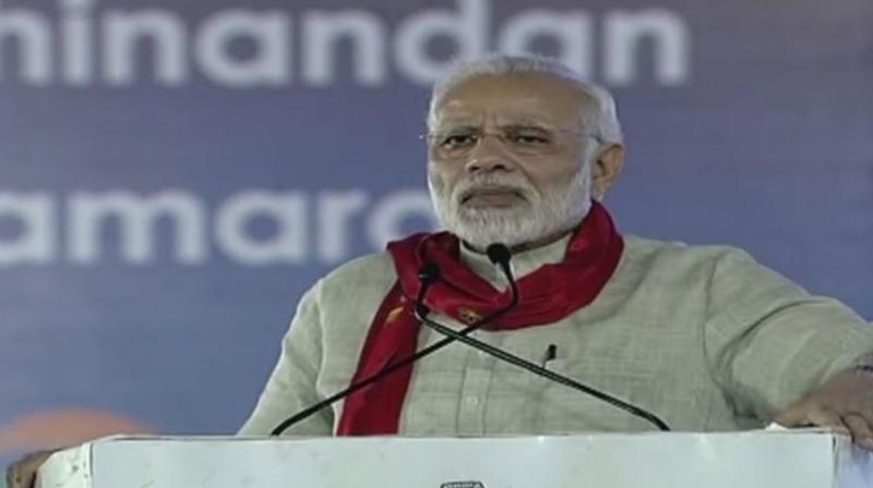 Prime Minister Narendra Modi said, Digital technology, digital literacy, and digital India should be the focus of a good government. (Photo: Twitter | ANI)