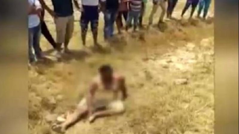 45-year-old UP man was lynched by mob in Hapurs Pilakhuwa village on Monday. (Photo: Screengrab)
