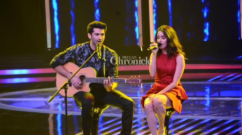 Shraddha, Aditya get musical as they promote OK Jaanu