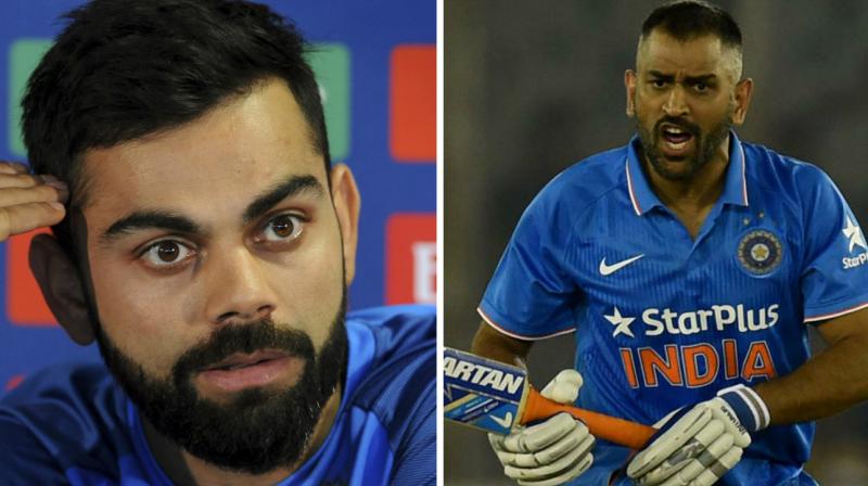 \He (MS Dhoni) is a guy who understands various cricketers. Hes a very smart guy. He understands where he stands with his body, with his game. So I dont think anyone else has the right to decide that for him,\ said Virat Kohli. (Photo: AP / AFP)
