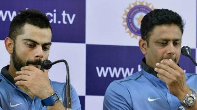 Anil Kumble, who earned the reputation of a hard taskmaster, quit as India coach in June under controversial circumstances, citing his untenable relationship with India captain Virat Kohli. (Photo: AFP)