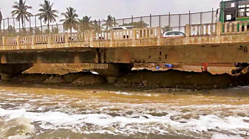 The Varthur bridge.