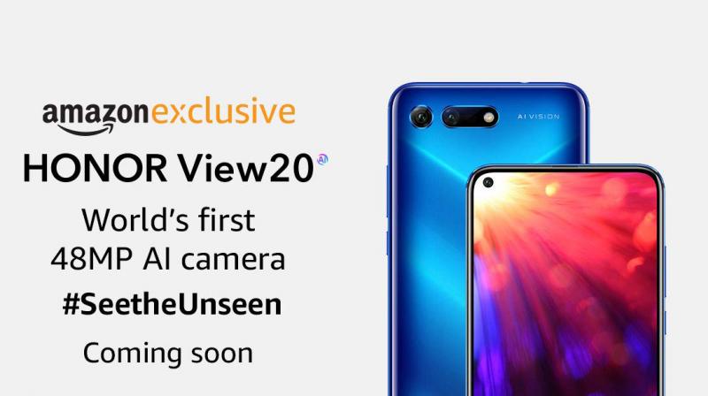 The worlds first 48MP AI camera on the Honor View20.