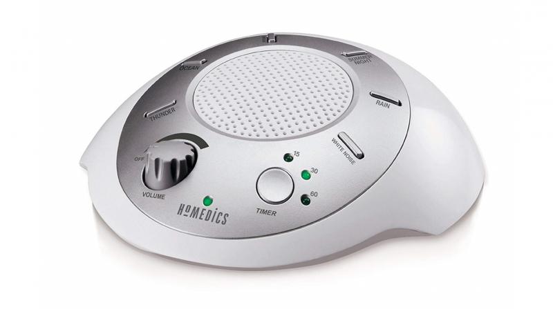 HoMedics claims that the rhythmic sound instils a feeling of comfort that lulls people of all ages to sleep, with a built-in auto-off timer.